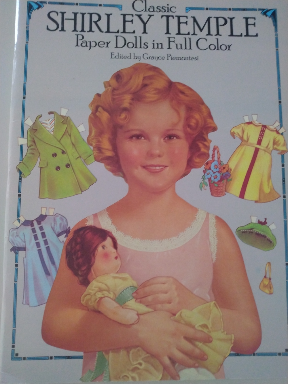 Shirley Temple Paper Dolls in Full Color - Classic Mixed Media Art